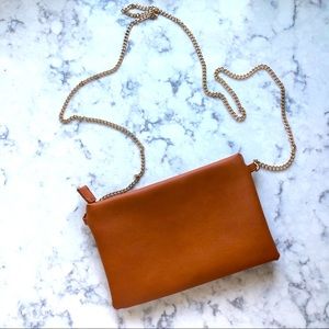 Camel Shoulder Bag/Clutch